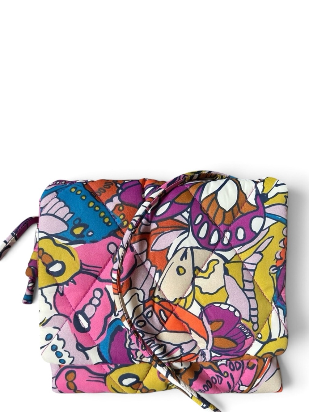 Vera Bradley Kaleidoscope Butterflies Quilted All in One Wallet Crossbody Bag
